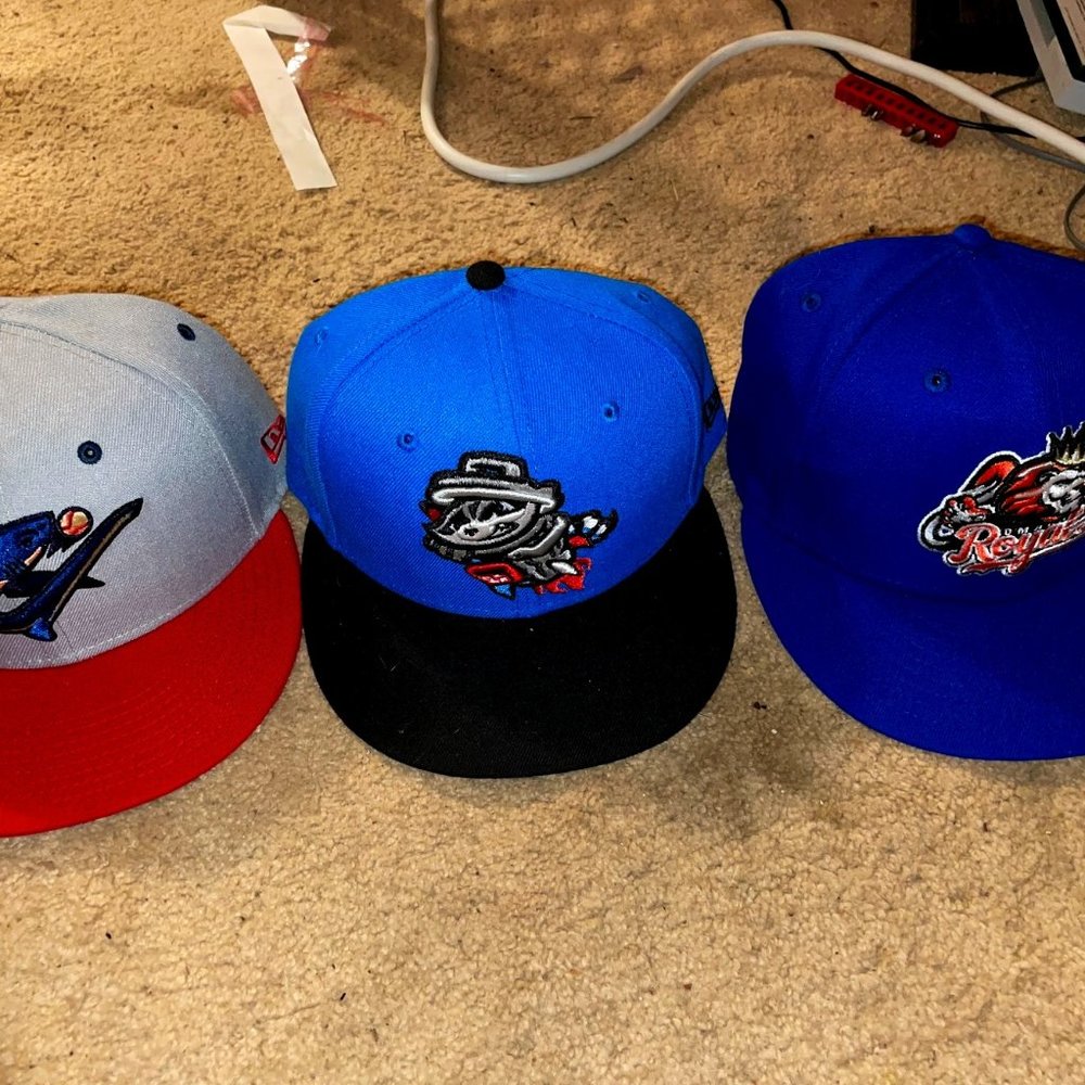 3-Pack Bundle MiLB New Era 59FIFTY 7 3/8 Prestine Condition
